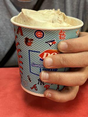 Snickerdoodle Cookie Dough BLIZZARD Treat