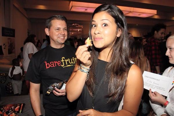 Gina Rodriguez, Golden Globe winning actress, attending one of our events