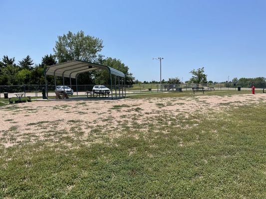 Gazebo and parking