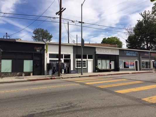 On a block with other awesome stores. Great location. And steps away from Cafecito Organico cafe.