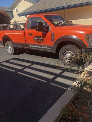 Man in truck in my parking spot