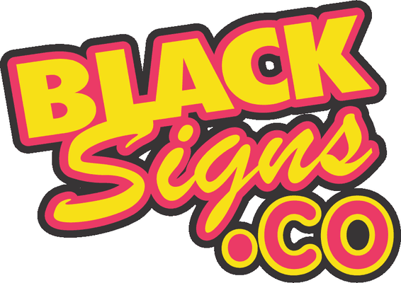 Black signs