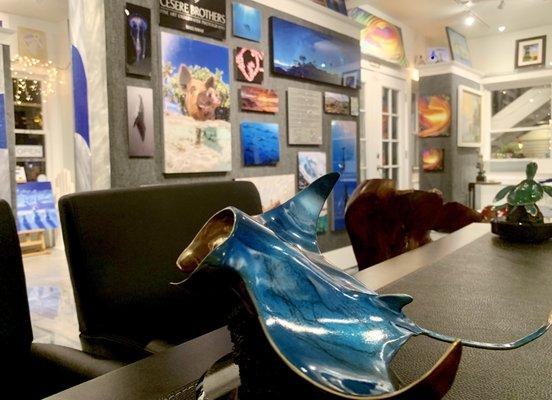 Our Lahaina art gallery boasts an eclectic collection of art of all styles and mediums from bronze sculptures to fine art photography & more