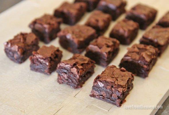 mini brownies bites