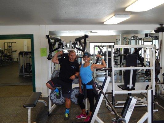 PERSONAL TRAINER PAUL SEVIER
 COACH ANGELA ZAPIEN