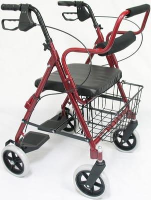 2-in-1 Rollator/Transport Chair