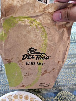 Del Taco bag