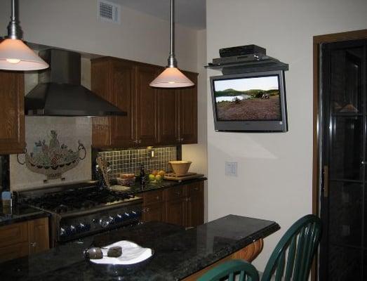 Flat Screen Wall-Mount Installation
 (No Wire Concealment) Approximate Time 1.5- 2.5 Hrs.