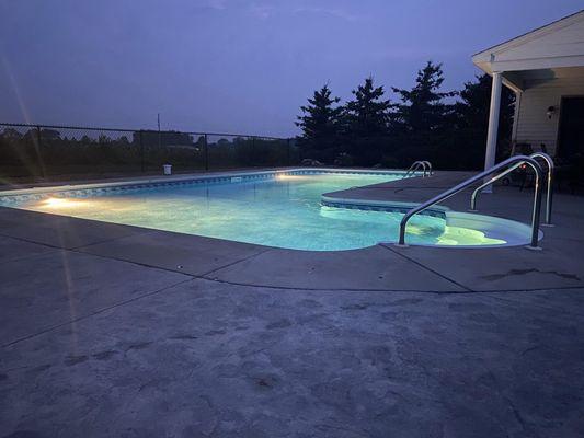 Hayward Pool Lighting At Its Best.