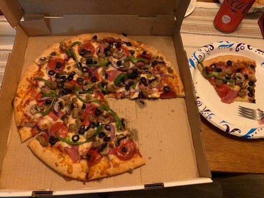 The Hurricane Pizza from Hurricane Pizza