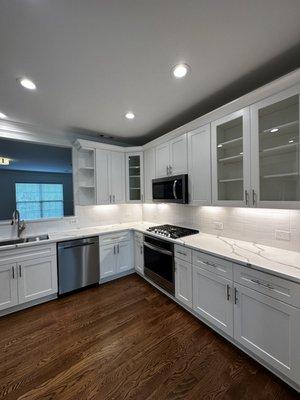 John's Creek - Ga, Kitchen remodel include layout upgrade.