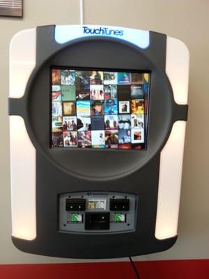 the touchTunes jukebox it has what your looking for !  they've even stayed open to accommodate our families late dinner !