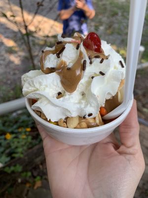 Nutter Waffle Sundae