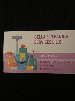 Bella’s cleaning