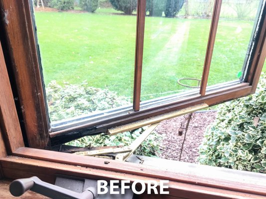 rotted window repair