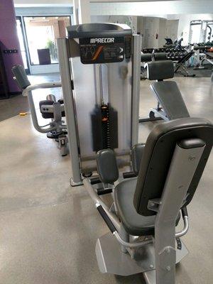 Hip Abductors. Inner and outer thigh machine. I 3 it.