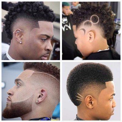 Any fade any texture of hair