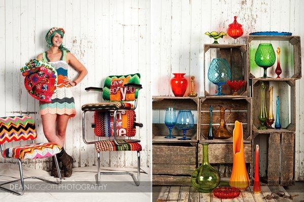 Editorial shoot at Junk Bonanza in Minneapolis, Minnesota, for Flea Market-Style Magazine,