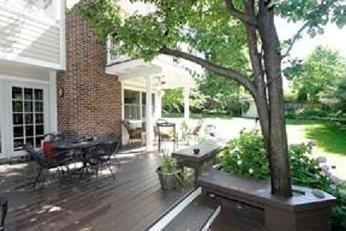 Full house renovation back deck - patio.