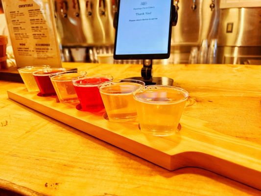 Cider flight