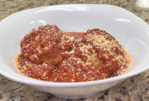 Homemade meatballs