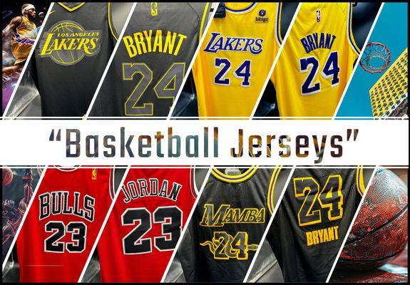 NBA Basketball Jerseys
 Lakers, Bulls, Rockets, and More