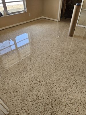 Finished polished floors