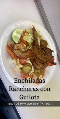 Mexican Enchiladas With Fried Quail