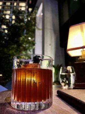 Black Fig & Walnut Manhattan | rye, vermouth di torino, black fig & walnut