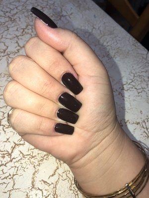 Acrylic manicure