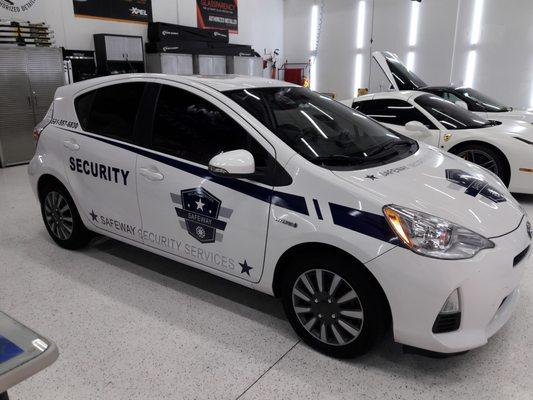 Marked patrol vehicles that represent our company and clients in a professional manner