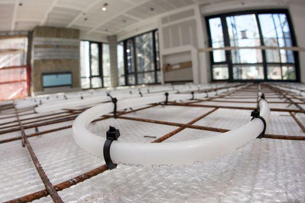 Radiant Tubing Installed by Innovative Heating Solutions