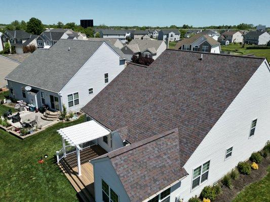 Owens Corning Merlot Tru Def Duration Roof in North Ridgeville Ohio