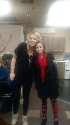 Two of our amazing stylists Kami Earl and Destiny Browitt