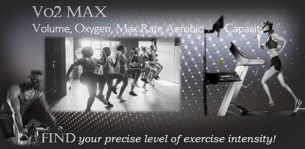 Vo2  Max Volume, Oxygen, max rate Aerobic capacity
No more crude estimates 
What is your cardiopulmonary capacity