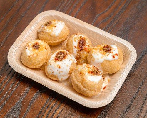 Cool Off with Mishtaan's Speciality Dahi Puri, made with Freshly Whipped Yogurt