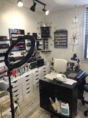 Nail salon room