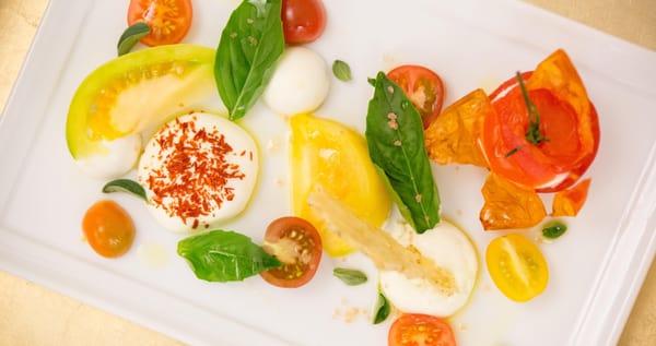 Heirloom Tomato and Burrata Salad