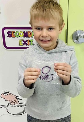 Look who's going to get a visit from the tooth fairy!  Congratulations! #TLELevittown #LearnPlayGrow #HappyHappensHere