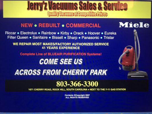 Jerryz Vacuum Sales & Service