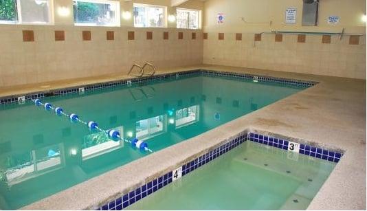 Take a dip in our Heated Indoor Pool & Sparkeling Spa!