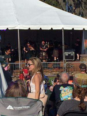 Off Kilter performing at 2019 Scottish Highland games.