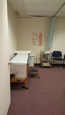 Larger therapy room