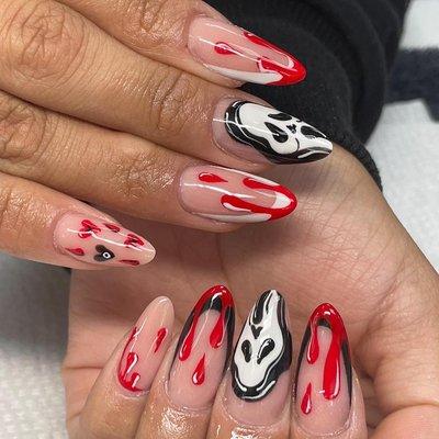 Halloween nail design