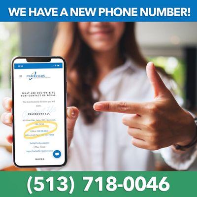 Please make a note of our new  phone number