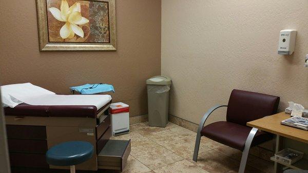 A typical Exam room