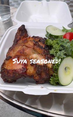 Grilled Suya Seasoned Chicken