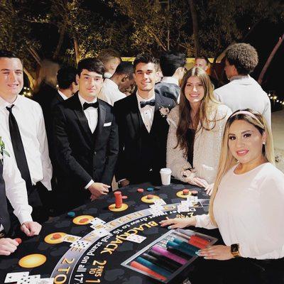 Casino Night at a Senior Prom!