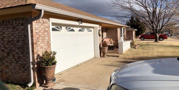 Continuous Gutters in Puckett West. Amarillo, Texas