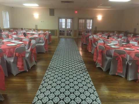 Nabb-Leslie Post 82 (Upstairs Hall). Decorations by Majestic Decor, LLC.